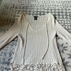 Loose knit shirt